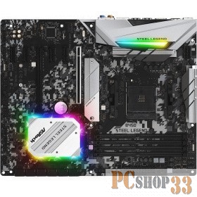 Материнская плата AMD B450 SAM4 ATX B450 STEEL LEGEND ASROCK