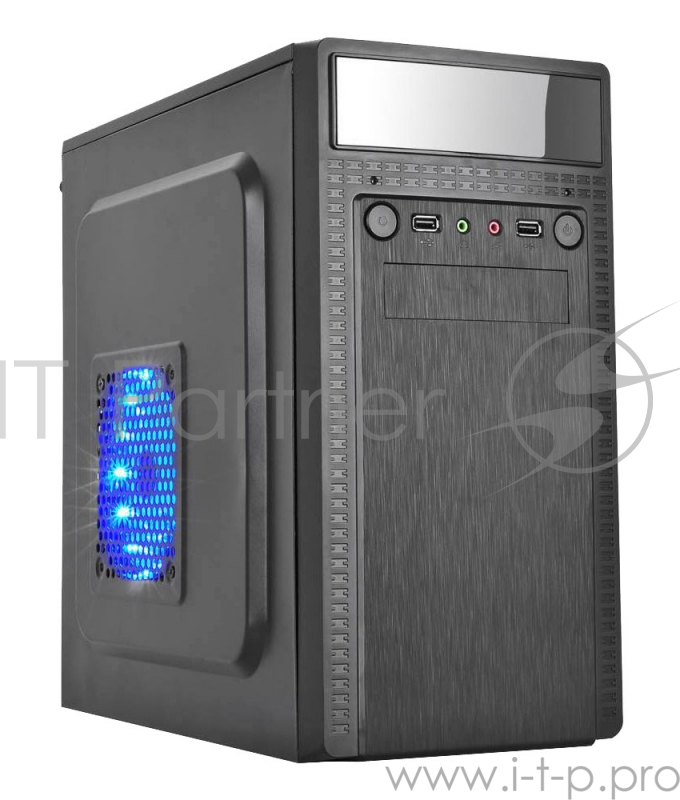 Корпус 3Cott M1511 mATX 400W, USB, Audio, черный. , ДхШхВ: 360*170*350мм, БП : 2*SATA, 2*MOLEX(IDE),20+4PIN,P4, 1.2М шнур питания, 8см вент-р.