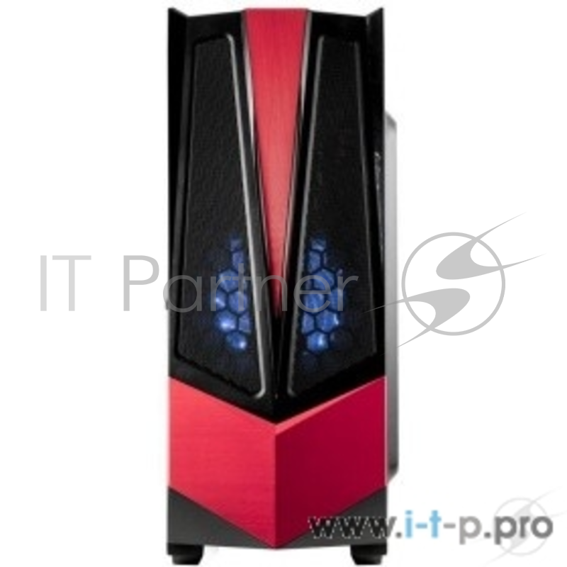 Корпус 3Cott G10 черный , ATX, без БП, игровой, 1x USB 3.0, 1x USB 2.0, окно, 2х 12см LED, (Г)450 * (Ш) 190 * (В) 485 мм.