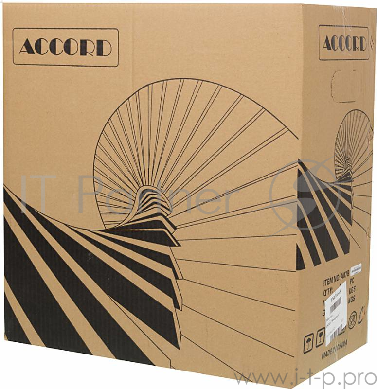 Корпус Accord A-07B черный без БП mATX 2xUSB2.0 1xUSB3.0 audio