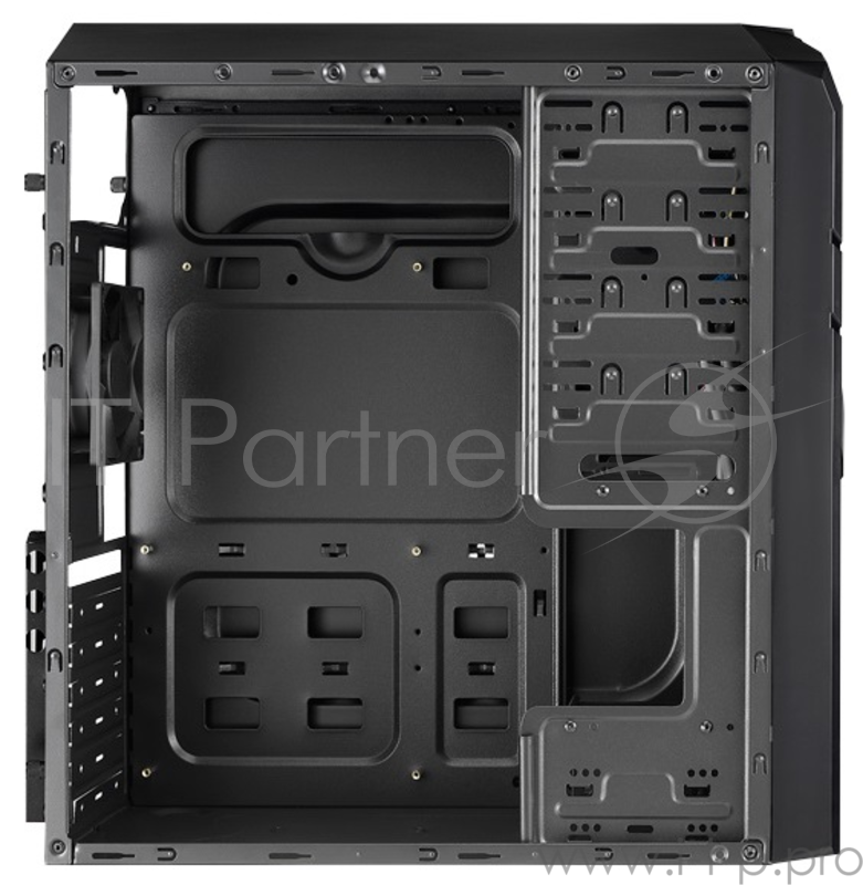 Корпус Aerocool V2X черный/красный без БП ATX 1x92mm 2xUSB2.0 1xUSB3.0 audio