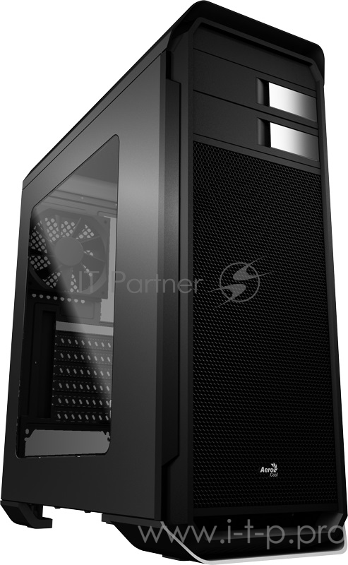 Корпус Aerocool Aero-500 Window Black + картридер SD/micro SD , ATX, 1x USB 3.0, 2x USB 2.0, 2х реобаса, фильтры от пыли, окно.