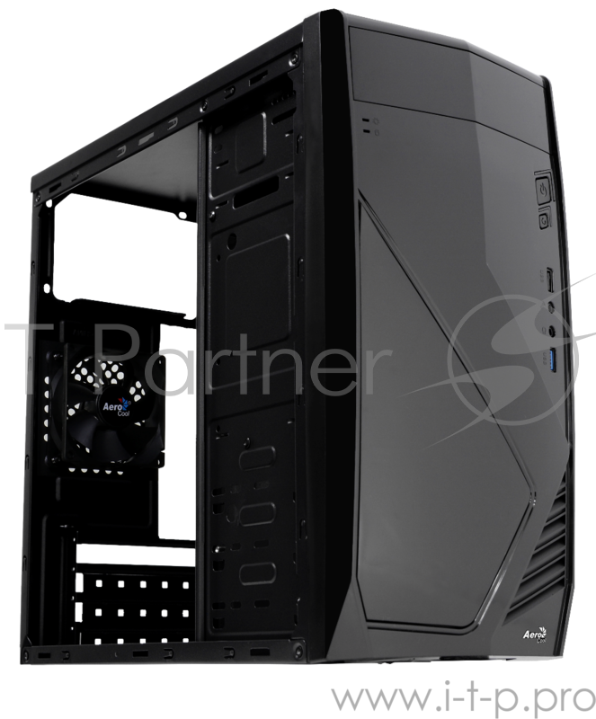 Корпус Aerocool CS-102, mATX, черный