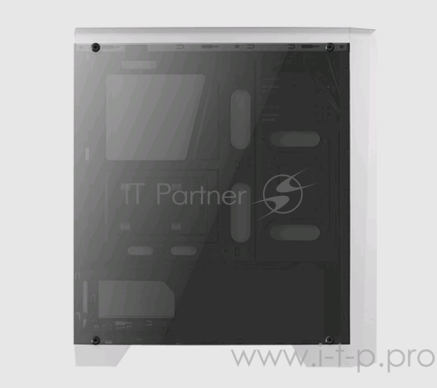 Корпус Aerocool Cylon White без БП, боковое окно, с Card Reader, ATX, белый
