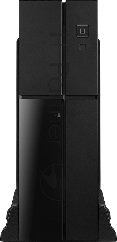 Корпус Aerocool Playa Slim черный mATX 1x80mm 2xUSB3.0 audio bott PSU