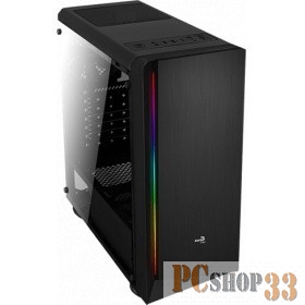 Корпус Aerocool RIFT , ATX, без БП, акриловое окно, 195x461x411мм (ШxГxВ), USB3.0 x1, USB2.0 x2, SD Card Reader, металл 0,5мм