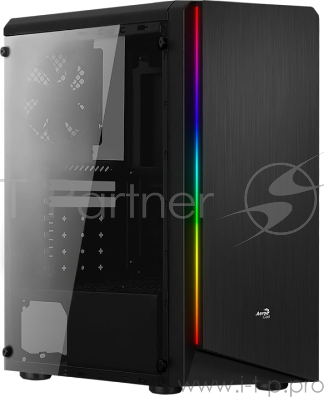 Корпус Aerocool RIFT черный без БП ATX 1x120mm 2xUSB2.0 1xUSB3.0 audio CardReader bott PSU