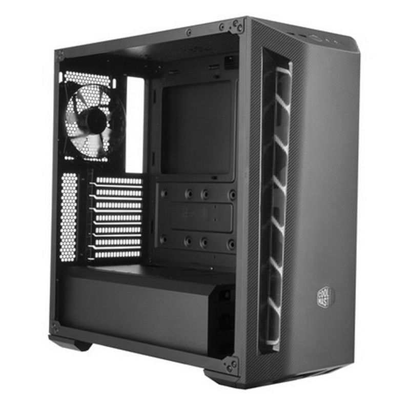 Корпус MasterBox MB510L (MCB-B510L-KANN-S02), 2xUSB3.0, 1x120 Fan, w/o PSU, Black, White Trim, ATX