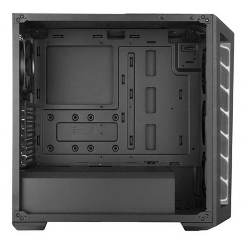 Корпус MasterBox MB510L (MCB-B510L-KANN-S02), 2xUSB3.0, 1x120 Fan, w/o PSU, Black, White Trim, ATX