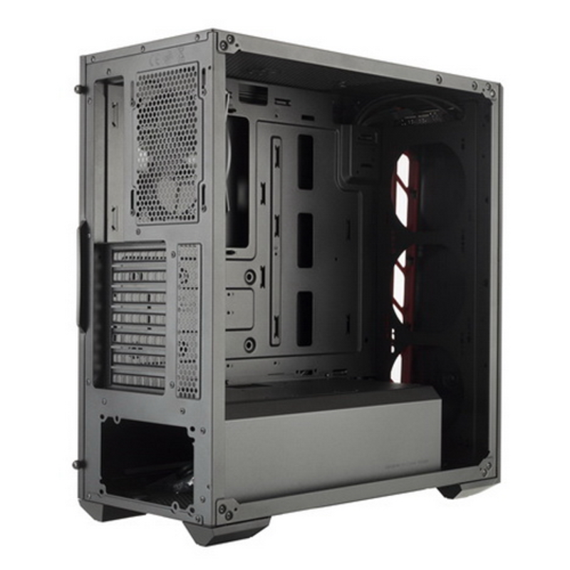 Корпус MasterBox MB510L (MCB-B510L-KANN-S02), 2xUSB3.0, 1x120 Fan, w/o PSU, Black, White Trim, ATX