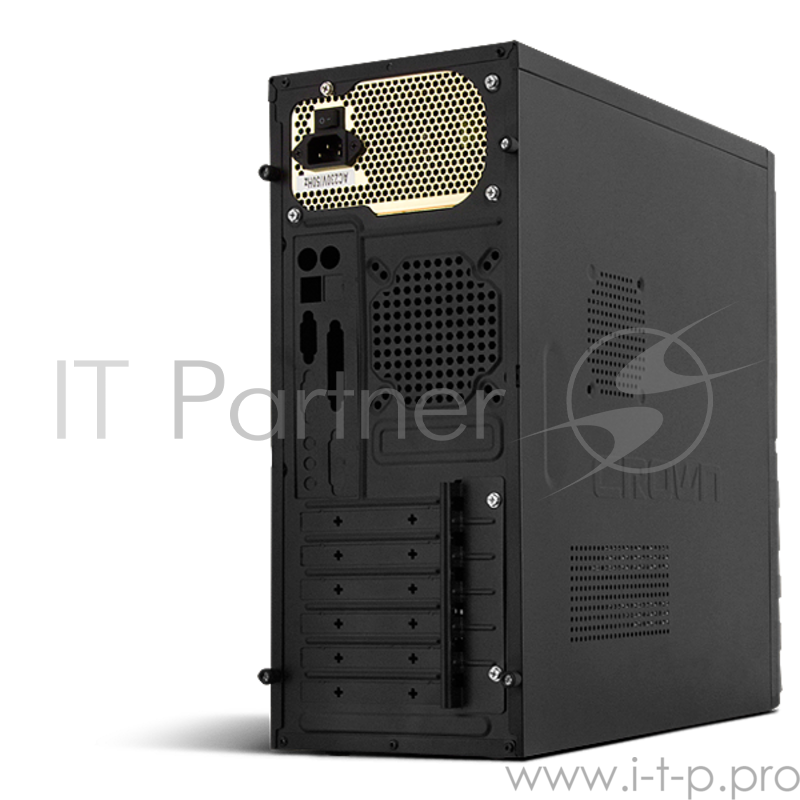 Корпус Miditower CROWN CMC-SM162 black/green ATX (CM-PS450W smart)