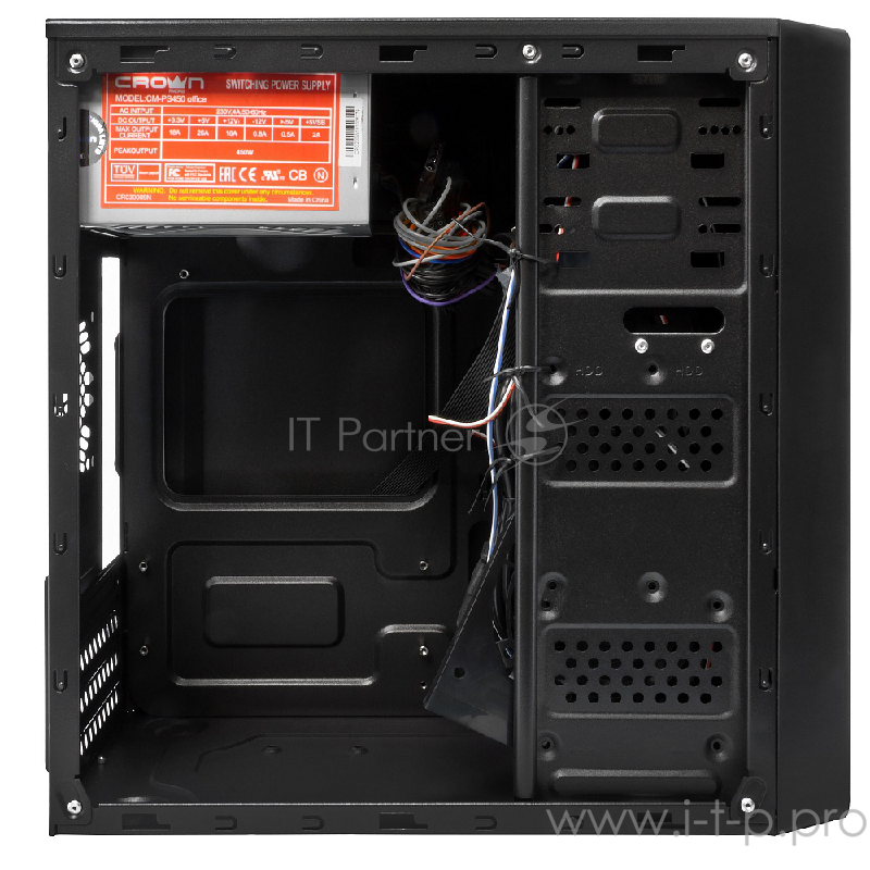 Корпус MiniTower CROWN CMC-4102 (CM-PS450office)