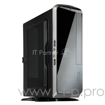 Корпус INWIN BQS660BL USB3.0 (Slim Chassis, Mini-ITX, 150W IP-AD150A7-2, 2xUSB3.0+Audio, черный, возможность крепления на монитор) <6121559>