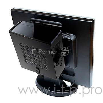 Корпус INWIN BQS660BL USB3.0 (Slim Chassis, Mini-ITX, 150W IP-AD150A7-2, 2xUSB3.0+Audio, черный, возможность крепления на монитор) <6121559>