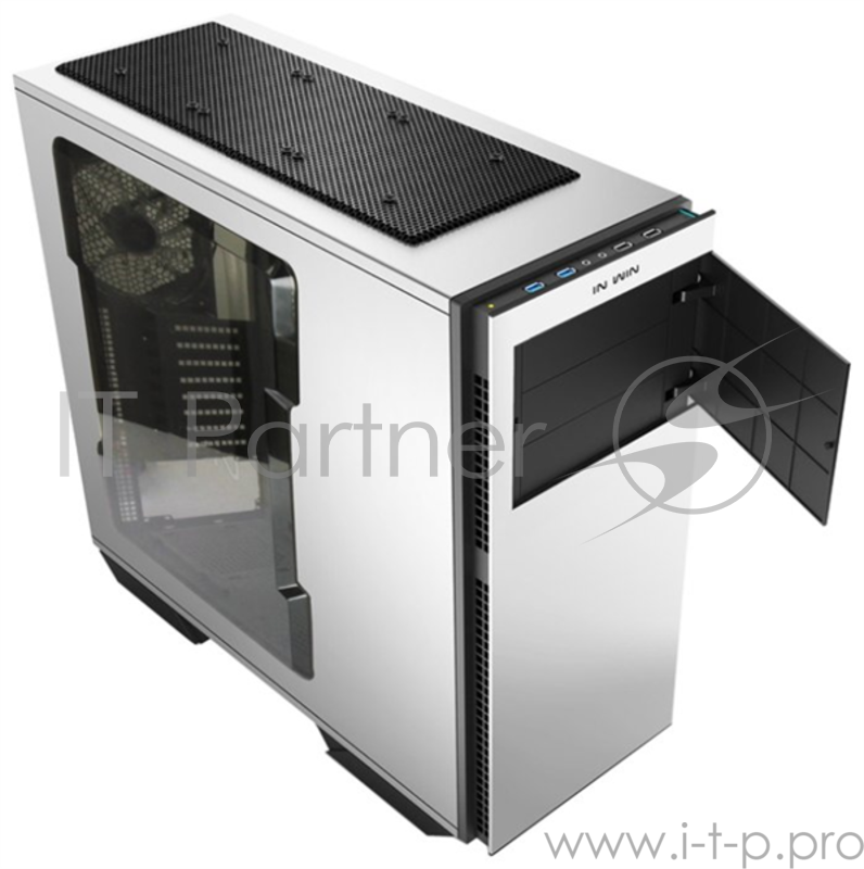 Корпус Full Tower InWin BX146W(707) U3*2+U2*2A(HD)+FAN (без блока питания) форм-фактор ATX, mATX, EATX, Mini-ITX спереди: USB x4, наушн., микр. материал: сталь