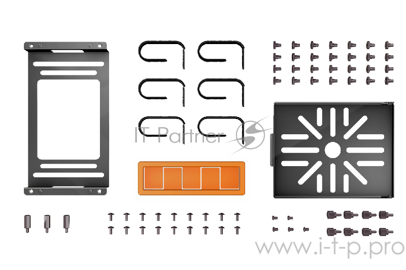 Корпус BE QUIET! Dark Base 900 Orange / E-ATX / 2x5.25, 7x3.5, 15x2.5 / black+orange