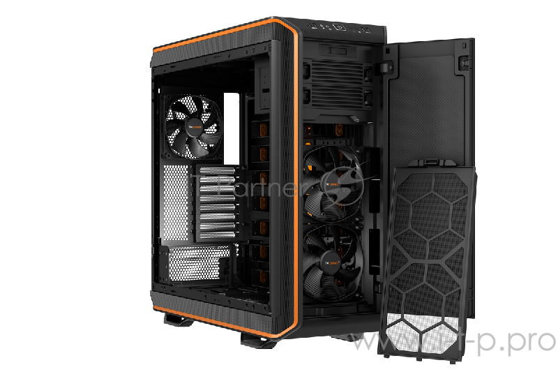 Корпус BE QUIET! Dark Base 900 Orange / E-ATX / 2x5.25, 7x3.5, 15x2.5 / black+orange
