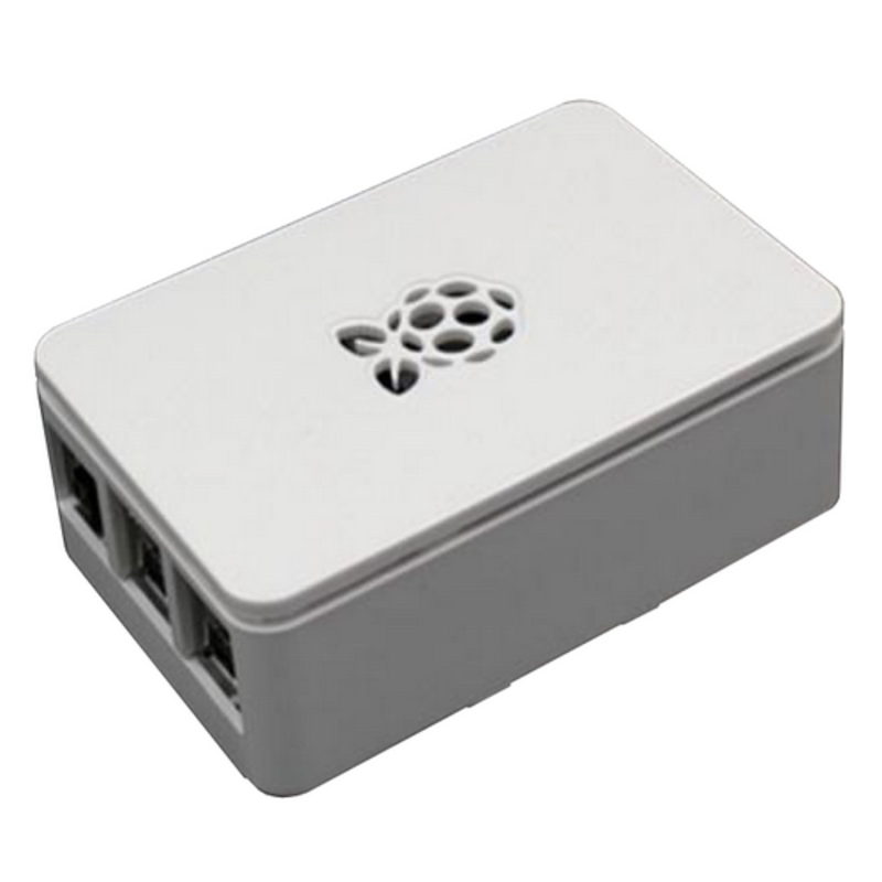 Корпус RA178 ACD White ABS Plastic case with Logo for Raspberry Pi 3
