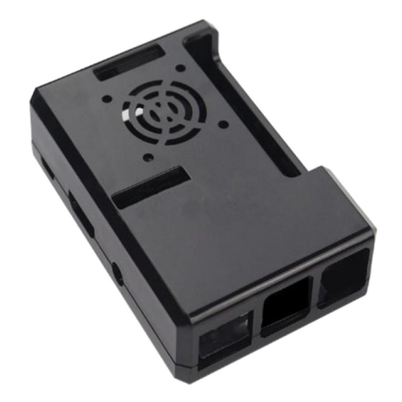 Корпус RA187 Корпус ACD Black ABS Plastic Case w/GPIO port hole and Fan holes for Raspberry Pi 3