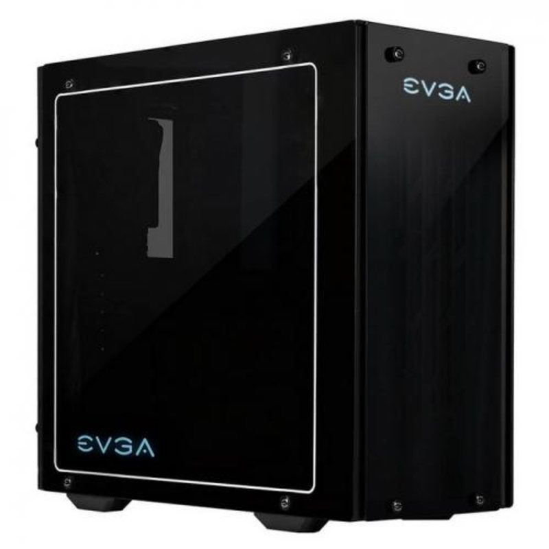 Корпус 160-B0-2230-KR DG-76 , Matte Black Mid-Tower, 2 Sides of Tempered Glass, RGB LED and Control Board