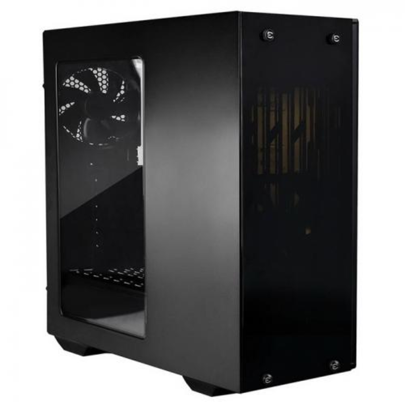 Корпус 130-P0-0020-KR DG-73 , Matte Black Mid-Tower, Acrylic Window