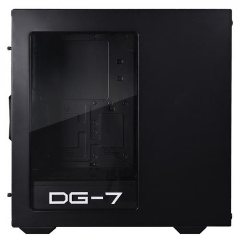 Корпус 130-P0-0020-KR DG-73 , Matte Black Mid-Tower, Acrylic Window