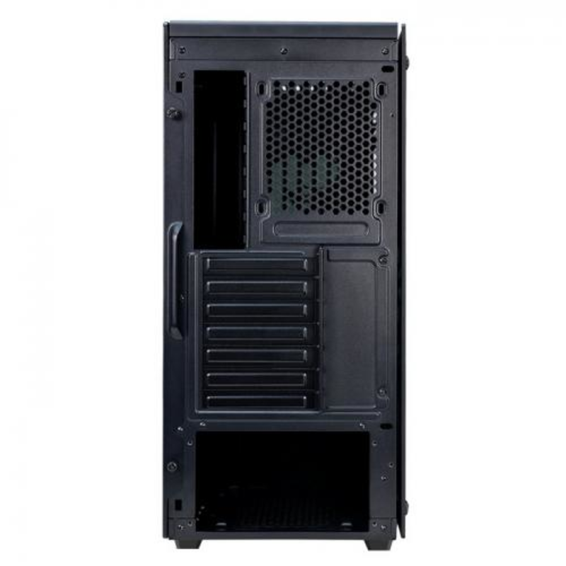 Корпус 150-B0-2020-KR DG-75 , Matte Black Mid-Tower, 2 Sides of Tempered Glass