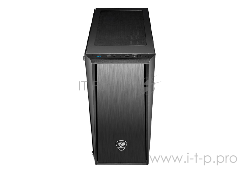 Корпус Cougar MX340, без БП, большое боковое окно из закалённого стекла, чёрный, ATX