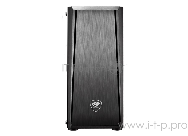 Корпус Cougar MX340, без БП, большое боковое окно из закалённого стекла, чёрный, ATX