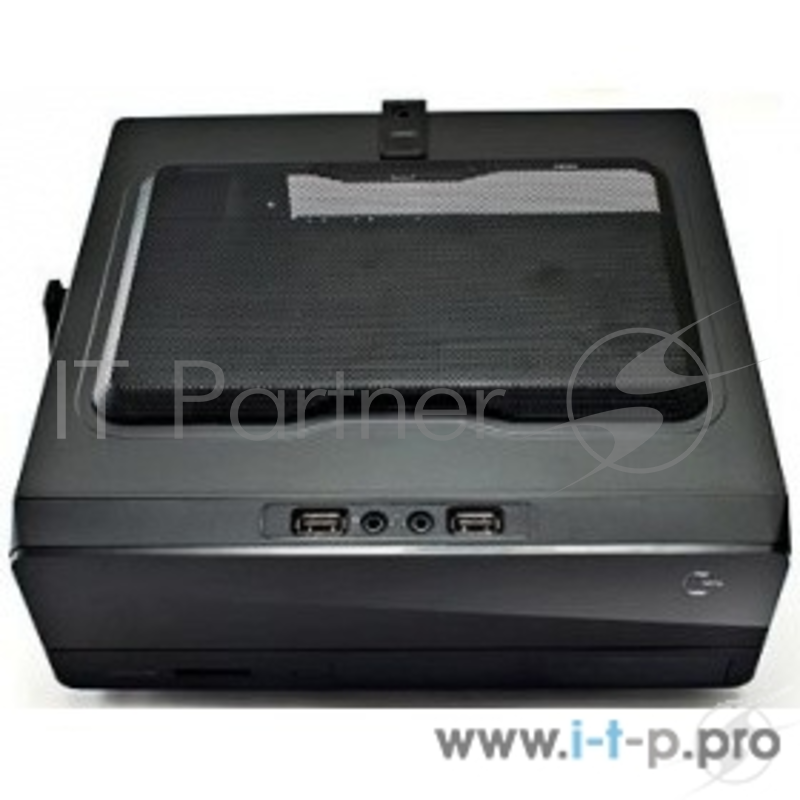 Корпус для компьютера PowerCool S0001-200W USFF (Mini-ITX, Black,2*USB2.0, CR, БП ATX-200S, 24+4pin)