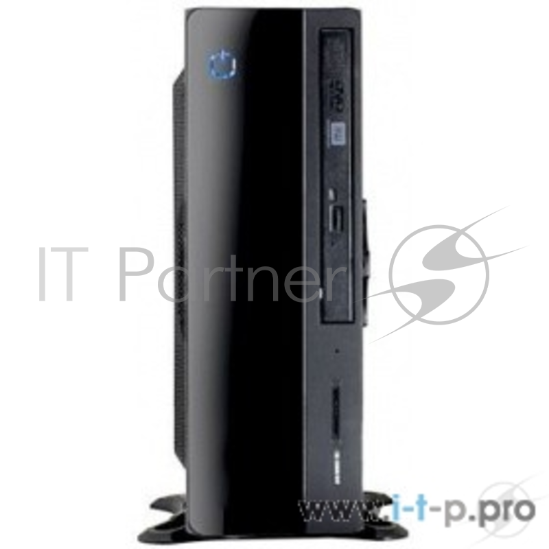 Корпус для компьютера PowerCool S0001-200W USFF (Mini-ITX, Black,2*USB2.0, CR, БП ATX-200S, 24+4pin)