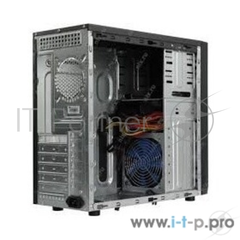 Корпус PowerCool S6006-500W (Midi Tower, Black, ATX 500W-120mm, 24+8pin)