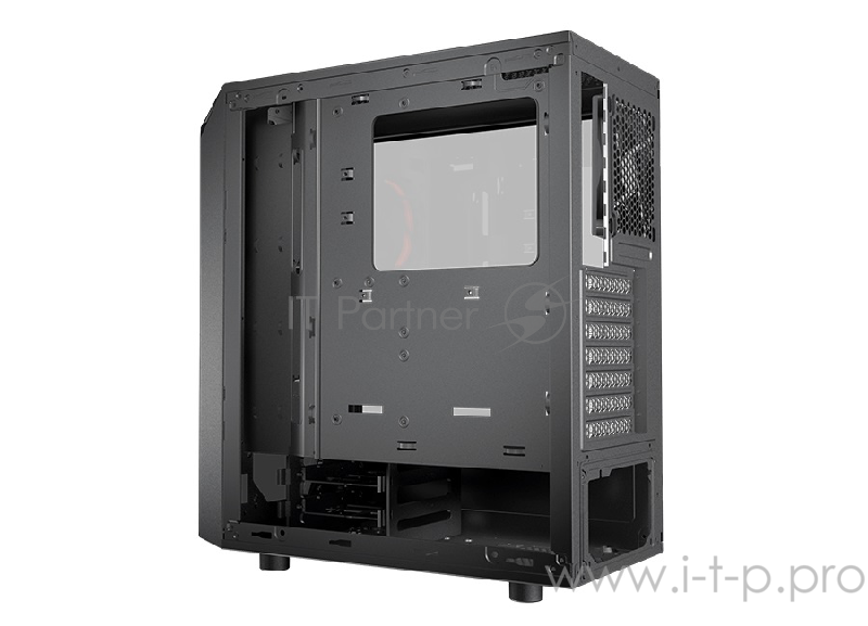 Корпус Cougar Turret Mesh, без БП, большое боковое окно из закалённого стекла, чёрный, ATX