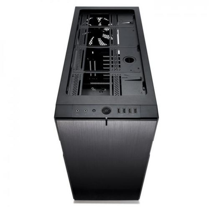 Корпус Fractal Design Define R6 Blackout Edition TG черный без БП ATX 2xUSB2.0 2xUSB3.0 audio front door bott PSU