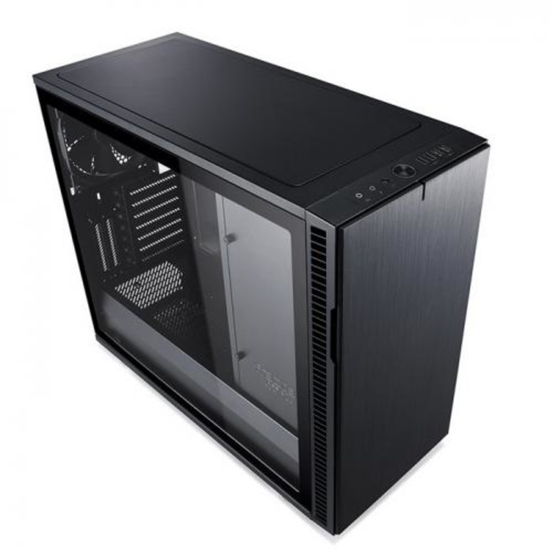 Корпус Fractal Design Define R6 Blackout Edition TG черный без БП ATX 2xUSB2.0 2xUSB3.0 audio front door bott PSU