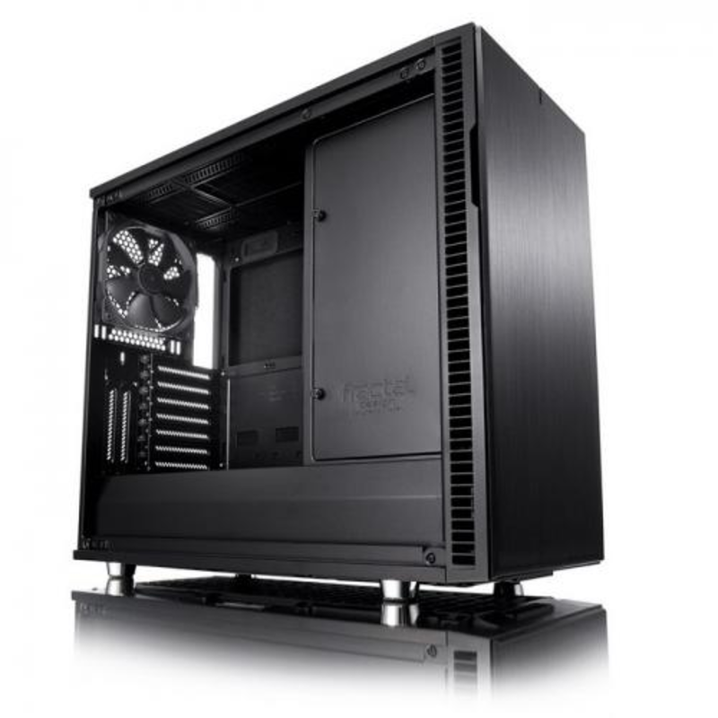 Корпус Fractal Design Define R6 Blackout Edition TG черный без БП ATX 2xUSB2.0 2xUSB3.0 audio front door bott PSU