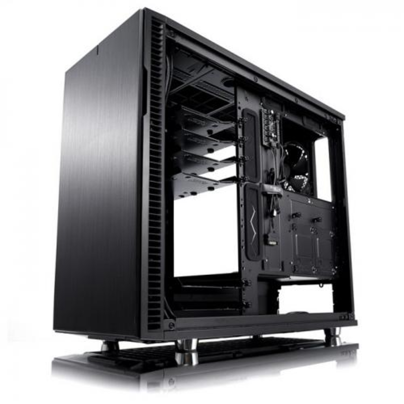 Корпус Fractal Design Define R6 Blackout Edition TG черный без БП ATX 2xUSB2.0 2xUSB3.0 audio front door bott PSU