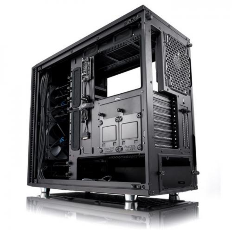 Корпус Fractal Design Define R6 Blackout Edition TG черный без БП ATX 2xUSB2.0 2xUSB3.0 audio front door bott PSU
