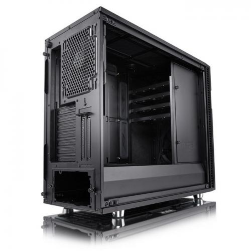 Корпус Fractal Design Define R6 Blackout Edition TG черный без БП ATX 2xUSB2.0 2xUSB3.0 audio front door bott PSU
