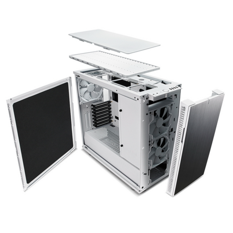 Корпус Fractal Design Define R6 белый без БП ATX 7x120mm 7x140mm 2xUSB2.0 2xUSB3.0 audio front door bott PSU
