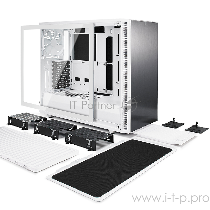Корпус Fractal Design Define S 2 белый без БП ATX 9x120mm 9x140mm 1x180mm 2xUSB2.0 2xUSB3.0 audio bott PSU
