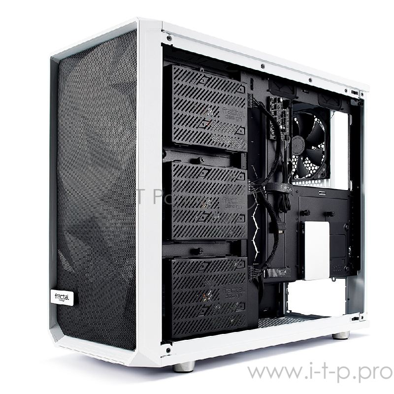 Корпус Fractal Design Meshify S2 White TG белый без БП E-ATX 5x120mm 4x140mm 2xUSB3.0 audio bott PSU
