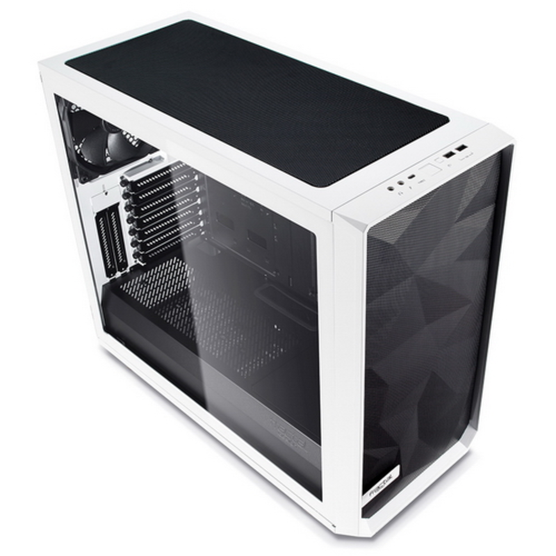Корпус Fractal Design Meshify S2 White TG белый без БП E-ATX 5x120mm 4x140mm 2xUSB3.0 audio bott PSU