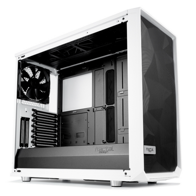 Корпус Fractal Design Meshify S2 White TG белый без БП E-ATX 5x120mm 4x140mm 2xUSB3.0 audio bott PSU