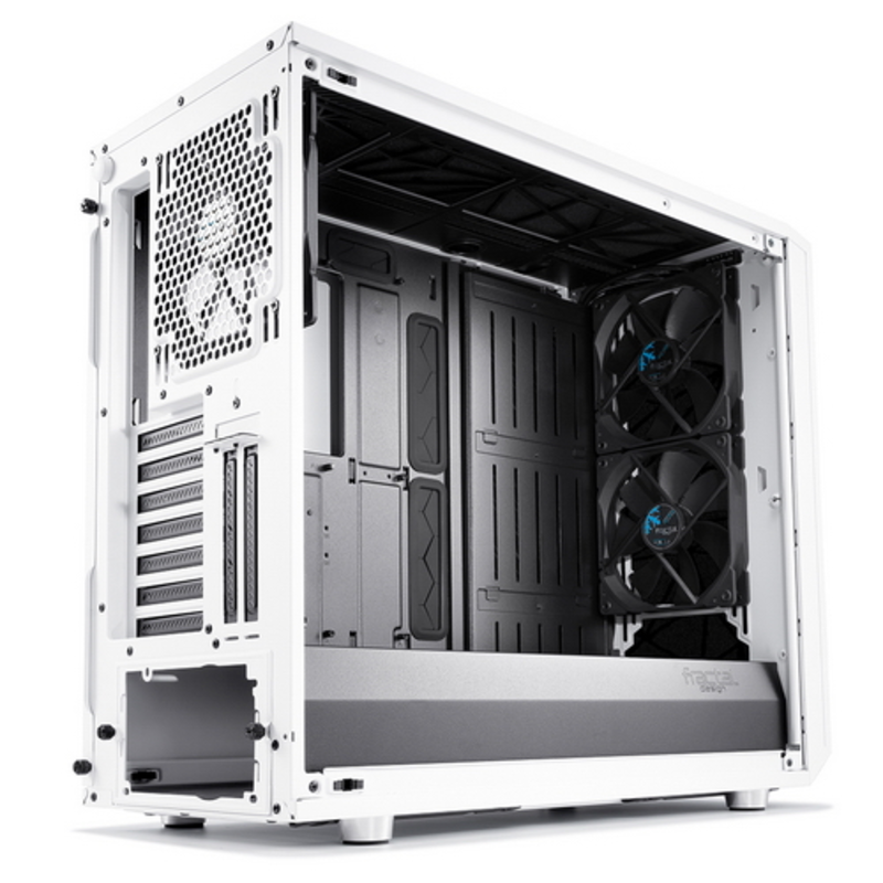 Корпус Fractal Design Meshify S2 White TG белый без БП E-ATX 5x120mm 4x140mm 2xUSB3.0 audio bott PSU