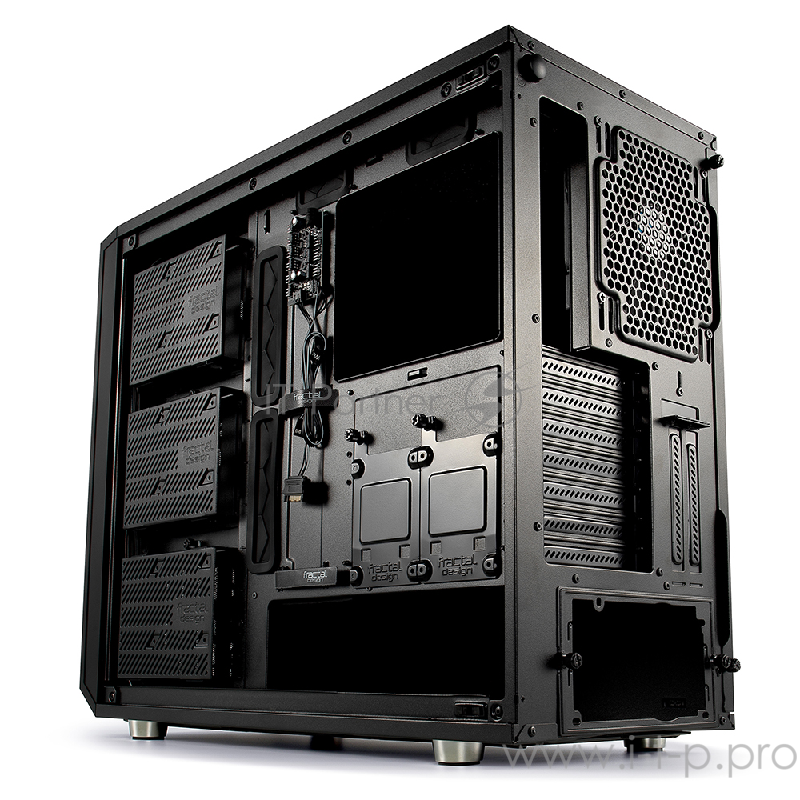 Корпус Fractal Design Meshify S2 Solid черный без БП E-ATX 5x120mm 4x140mm 2xUSB3.0 audio bott PSU