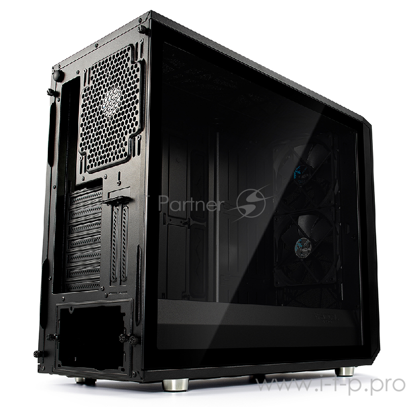 Корпус Fractal Design Meshify S2 Blackout TG Dark черный без БП E-ATX 5x120mm 4x140mm 2xUSB3.0 audio bott PSU