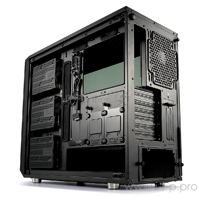 Корпус Fractal Design Meshify S2 Blackout TG Dark черный без БП E-ATX 5x120mm 4x140mm 2xUSB3.0 audio bott PSU