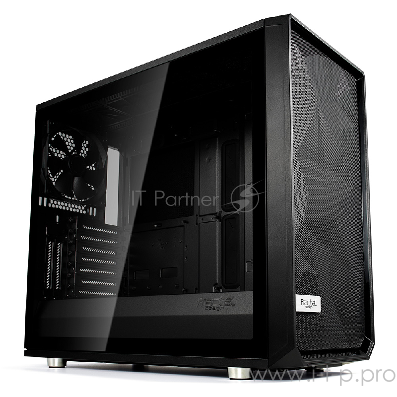 Корпус Fractal Design Meshify S2 Blackout TG Dark черный без БП E-ATX 5x120mm 4x140mm 2xUSB3.0 audio bott PSU