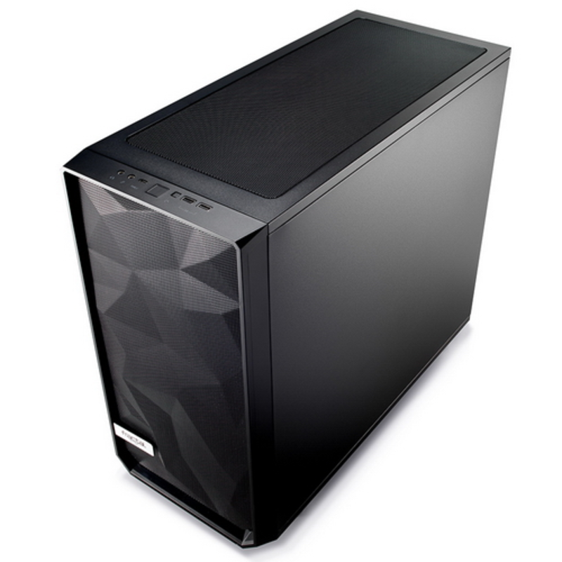 Корпус Fractal Design Meshify S2 Blackout TG Dark черный без БП E-ATX 5x120mm 4x140mm 2xUSB3.0 audio bott PSU